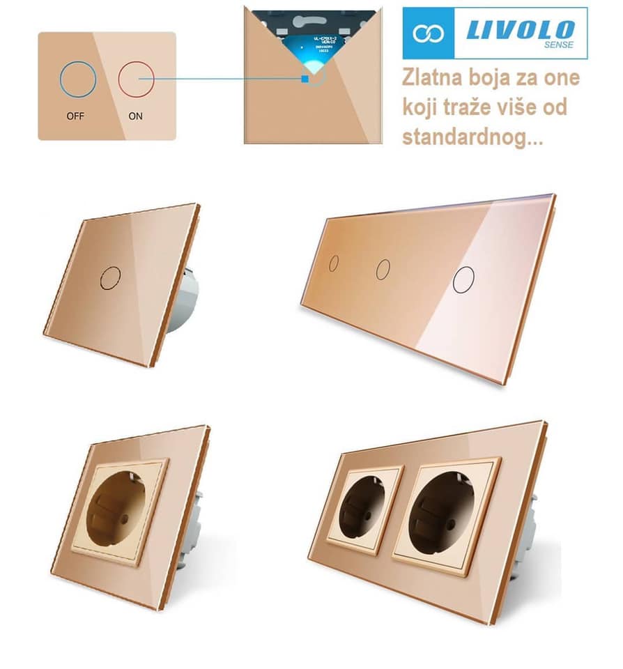 LIVOLO touch serijski prekidač (komplet-panel i baza) - Image 6