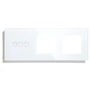 TECH WAVE stakleni panel tipka + 2 okvira