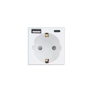 TECH WAVE modul EU utičnica 16A. USB-A + C