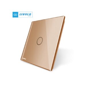LIVOLO touch jednopolni prekidač- zlatna (komplet- baza i panel)