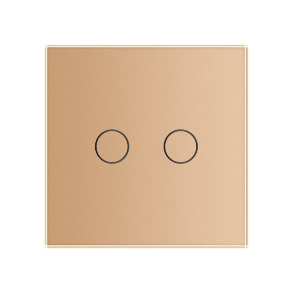 LIVOLO smart dvopolni(serijski) prekidač- zlatna (komplet- baza i panel) - Image 2
