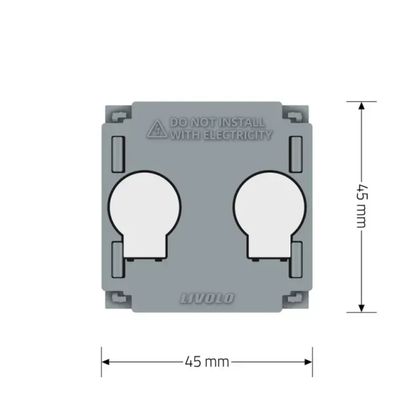 LIVOLO smart dvopolni(serijski) prekidač- bijela (komplet- baza i panel) - Image 6