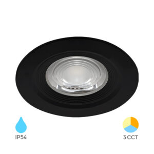 LED spot 7W CCT IP54- crna