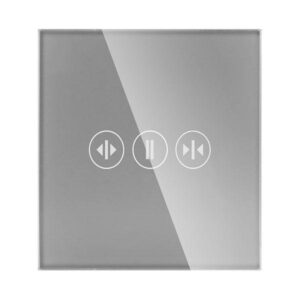 TECH WAVE touch prekidač za roletne- siva (komplet- baza i panel)