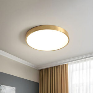 LED plafonjera CCT 38W- zlatna mat
