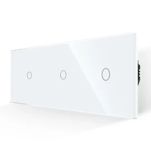 TECH WAVE trostruki touch panel- bijela (komplet)