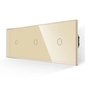 TECH WAVE trostruki touch panel- zlatna (komplet)