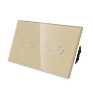 TECH WAVE touch panel 2+2- zlatna (komplet)